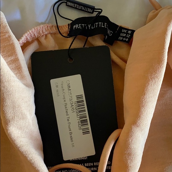 PLT peach crop top - Picture 2 of 2